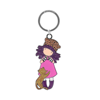 Gorjuss Display Keyring in a Gift Box Wild Roze (1166GJD01-Groen)